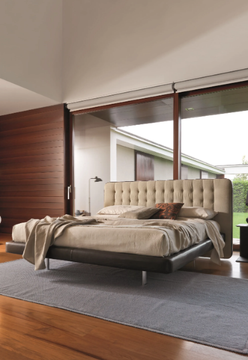DEDALO UP - Double bed with upholstered headboard by Désirée divani - view 3